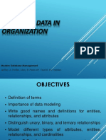 Modeling Data in Organization