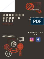 Udghosh Sports Fest: Contact Us ON