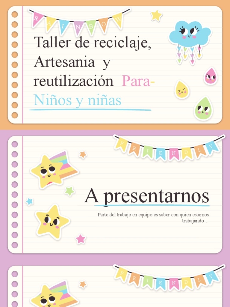 Taller de reciclaje creativo: manualidades y proyectos con materiales