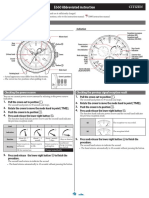 Citizen CB5007-51H Abreviated Instructions