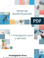 Unidad 1 - Tipos de Investigacion