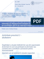 2.3.managementul Situațiilor Și Personalităților Dificile În Contextul Formării