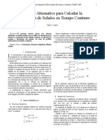 Método alternativo para calcular convolución de señales continuas