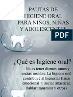 Presentacion Pautas de Higiene Oral