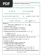 Evaluation Diagnostique Maths Deuxieme Bac Sciences PDF 3