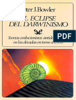 El Eclipse Del Darwinismo (Peter J. Bowler)