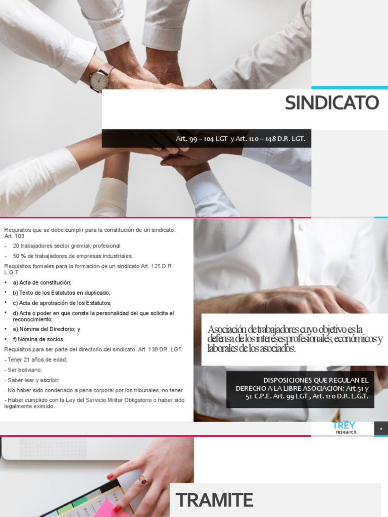 Requisitos y Proceso para Formar un Sindicato | PDF | Sindicato ...