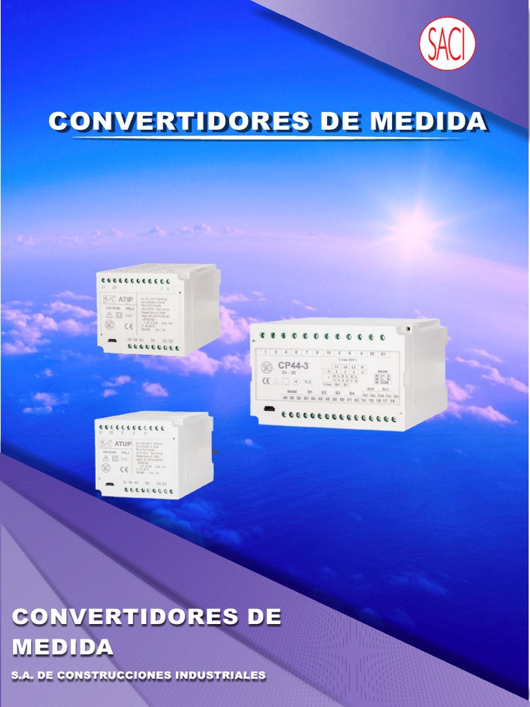Convertidores de Medida Eléctrica S.A. | PDF | Energia electrica ...