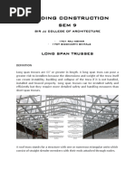Long Span Structures | PDF | Truss | Architectural Design