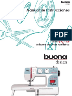 Manual Máquina Coser Buona Design Milán