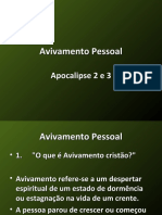 Avivamento Pessoal nas Sete Igrejas