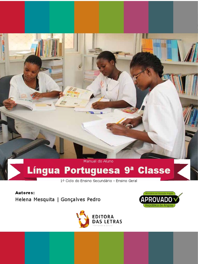 Manual Do Aluno Lingua Portuguesa 9 Classe 1 Ciclo Do Ensino Secundario Ensino Geral Helena Mesquita Gonalves Pedro PDF Jaguar Tempo imagem