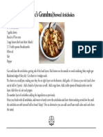 Stewed Artichokes - Antonia's Recipe