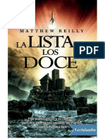 La Lista de Los Doce - Matthew Reilly