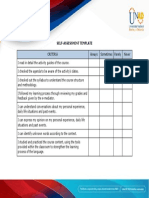 Annex 6 - Self assessment