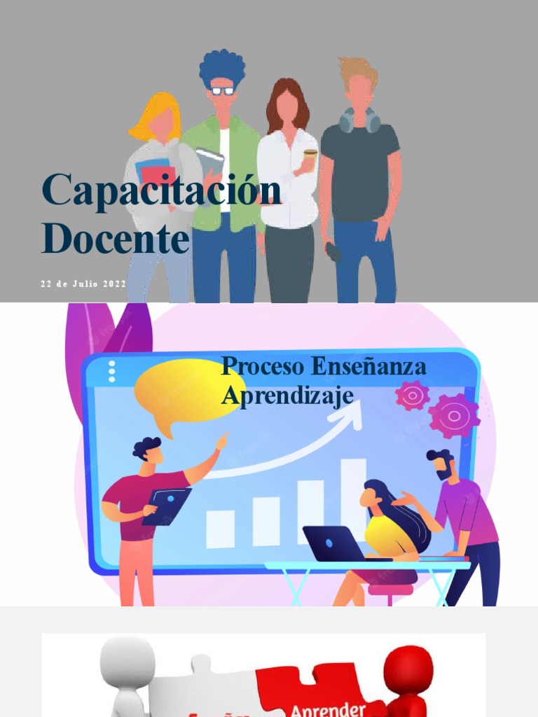 Capacitación Docente | PDF | Método de enseñanza | Aprendizaje