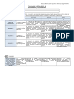 Rúbrica - Evaluación Parcial - 2022-20