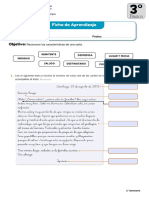 FICHA 3° - Características de La Carta