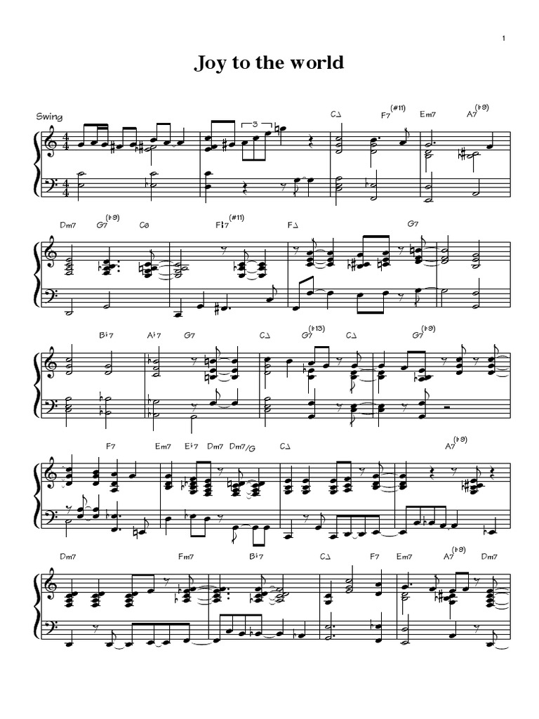Joy To The World | PDF