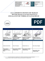 PETS-GSS-03 - PROCEDIMIENTO ESCRITO DE EXCAVACIÓN MANUAL E INSTALACION DE TUBERIAS EN ZANJAS DE MT - rv01.VERONICA RUBIO