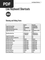 Hyperbits Groundwork - Ableton Key Commands