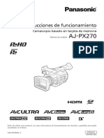 Cámara Panasonic AJ-PX270P Manual
