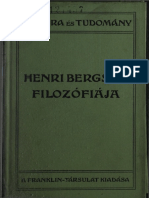 Henri Bergson Filozófiája