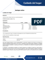 FYGCH011 Líquido Destapa Caños: Cuidado Del Hogar