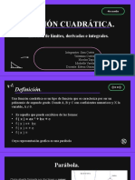 Disertacion Funcion Cuadrttica 4to Mediopenultimo