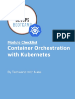 Container Orchestration with Kubernetes Module Checklist