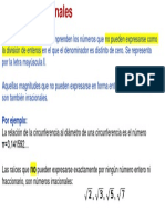 Números irracionales: π, raíces y más