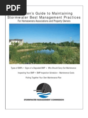 A Citizens Guide to Maintaining Storm Water Best Management Practices