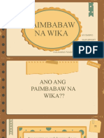 Paimbabaw Na Wika