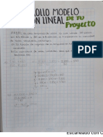 Desarrollo de Modelo de Función Lineal