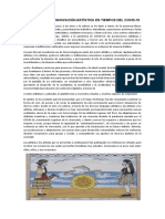 Una Mirada A La Innovación Artística en Tiempos Del Covid