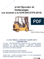 Manual de Seguridad Del Operador Montacargas