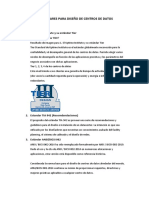 Normas y Estandares para Diseño de Centros de Datos