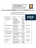 Daftar Peserta Magang Osis