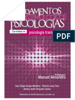 Fundamentos epistemologicos de las psicologias