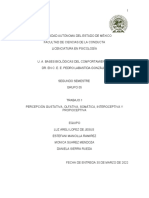 Percepciones sensoriales: gustativa, olfativa, somática, interoceptiva y propioceptiva