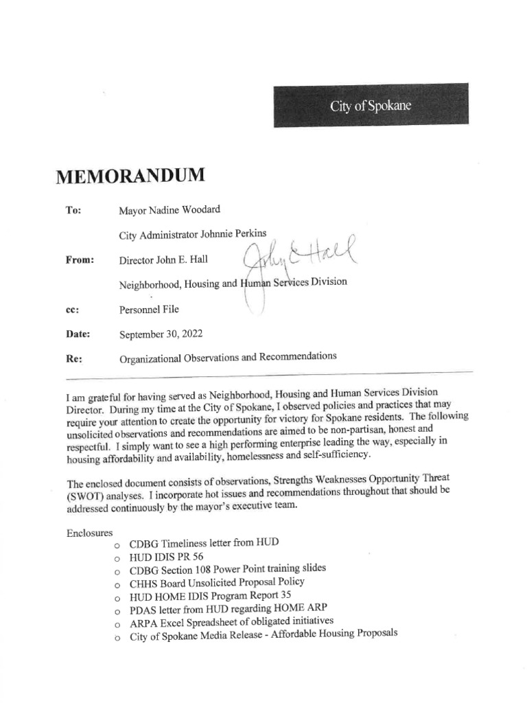 John Hall Resignation Letter PDF