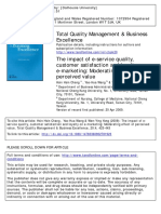Total Quality Management & Business Excellence