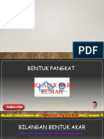 Bentuk Akar