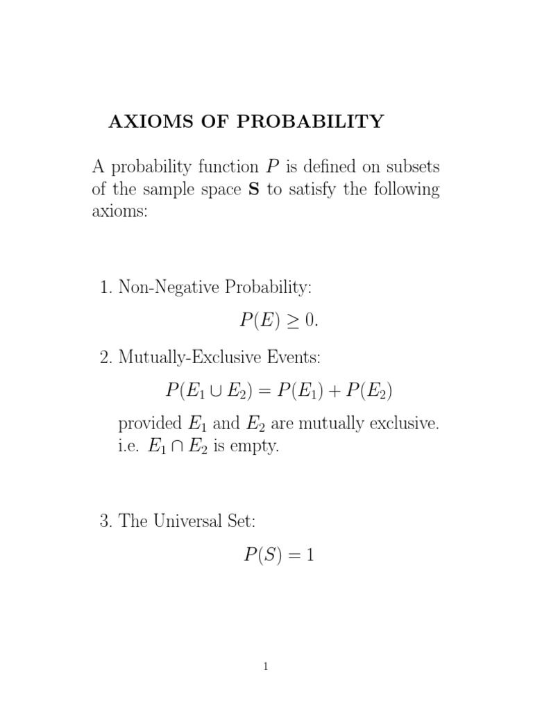 Axioms | PDF