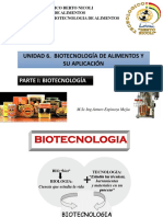 Biotecnologia de Alimentos y Su Aplicación