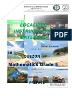 Melchor L. Elorde Localized Instructional Materials in Math 5