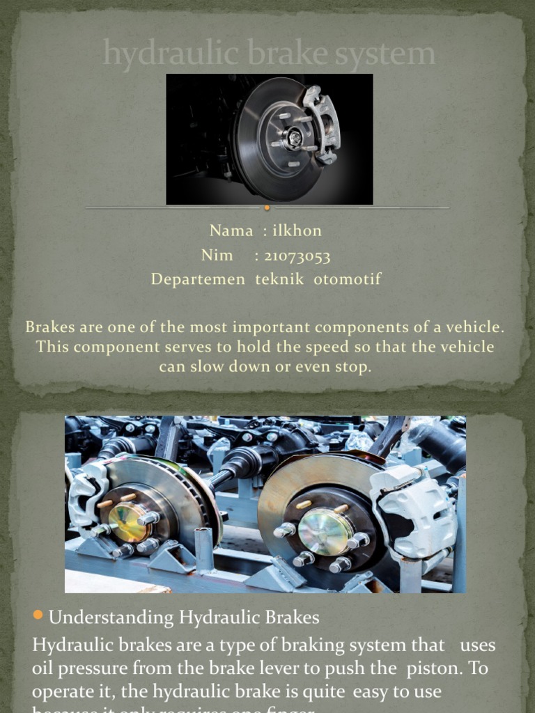 Saya Sedang Berbagi 'Hydraulic Brake System PPT Ilkhon1' Dengan Anda