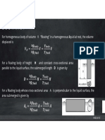 Bouyancy Formula