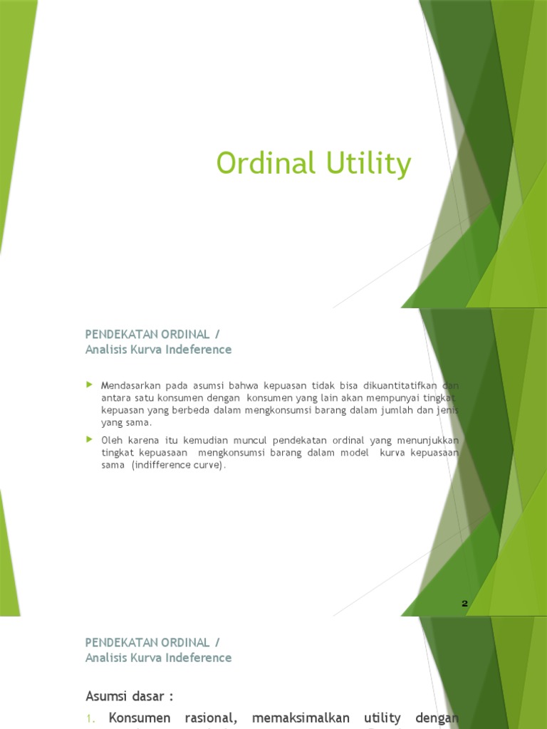 Ordinal utility pdf