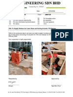 03 Site Memo - Supply Worker For Sorting Actuator 15 Feb